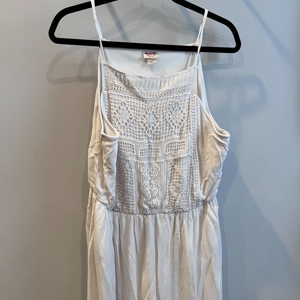 Cream colored, flowy mini dress - size XL